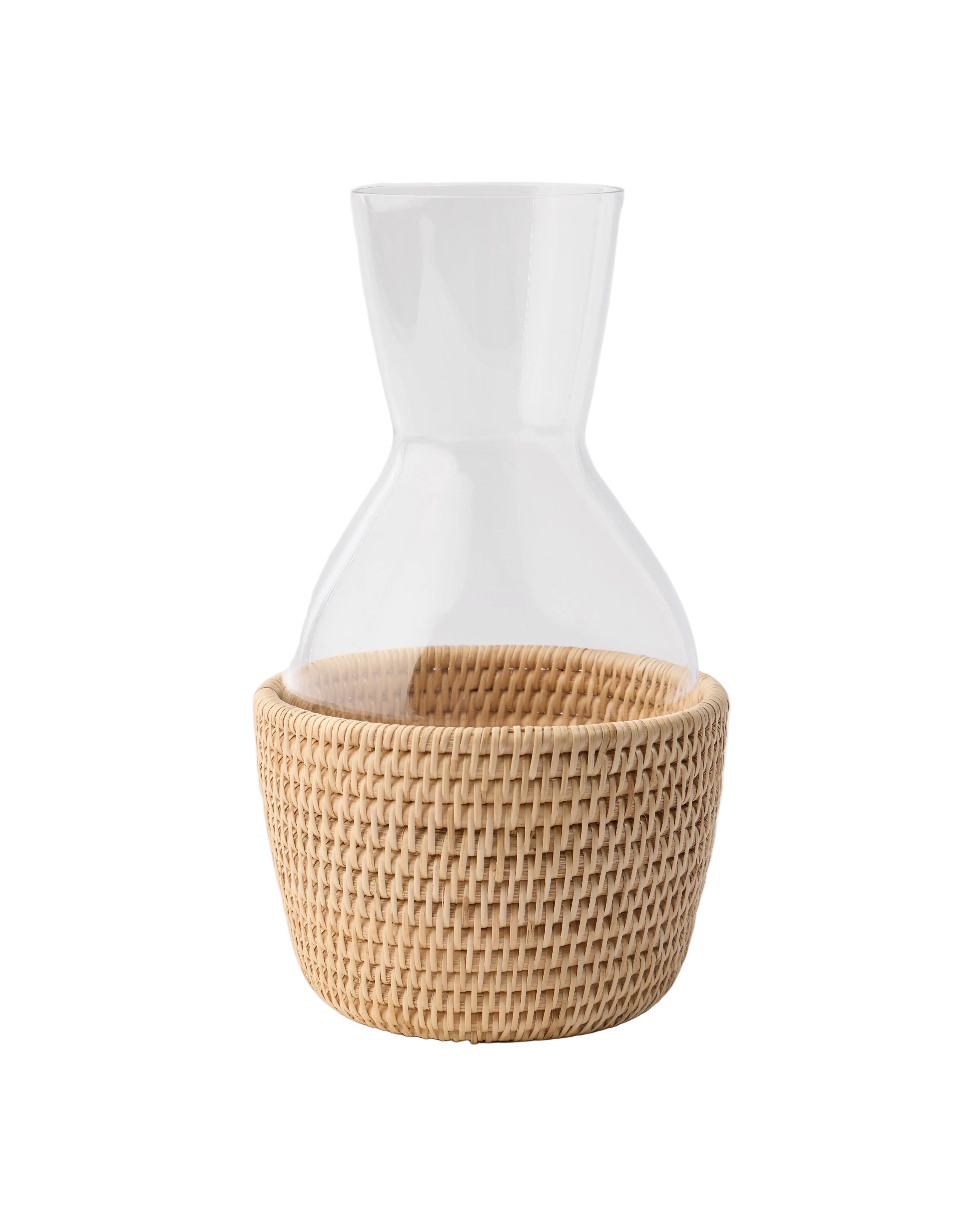 Rattan Sabbia Glass Carafe