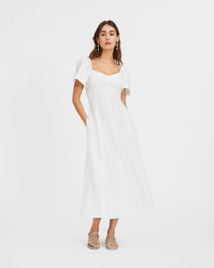 Midi Kit Dress in White