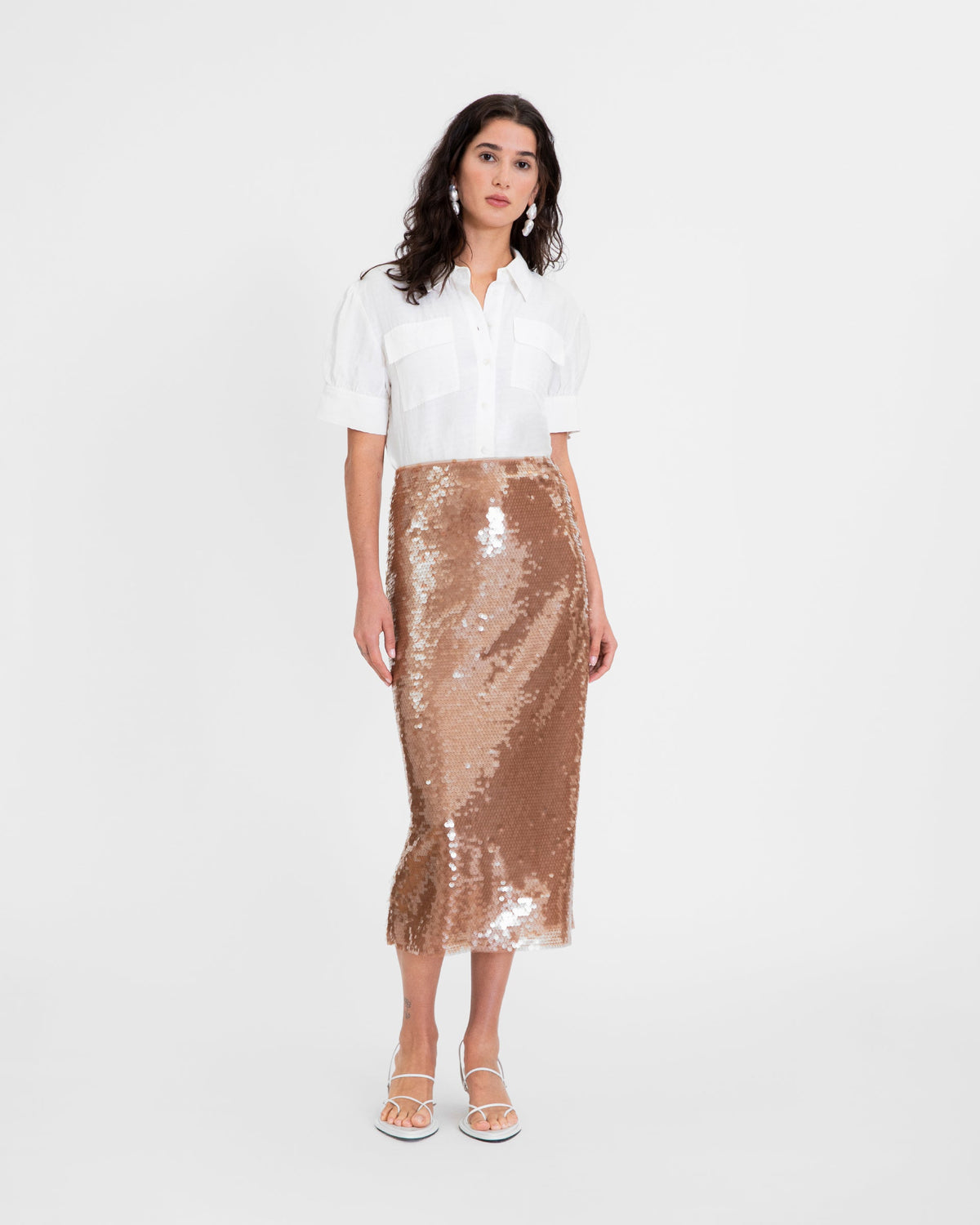 Kiah Skirt in Praline