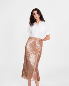 Kiah Skirt in Praline