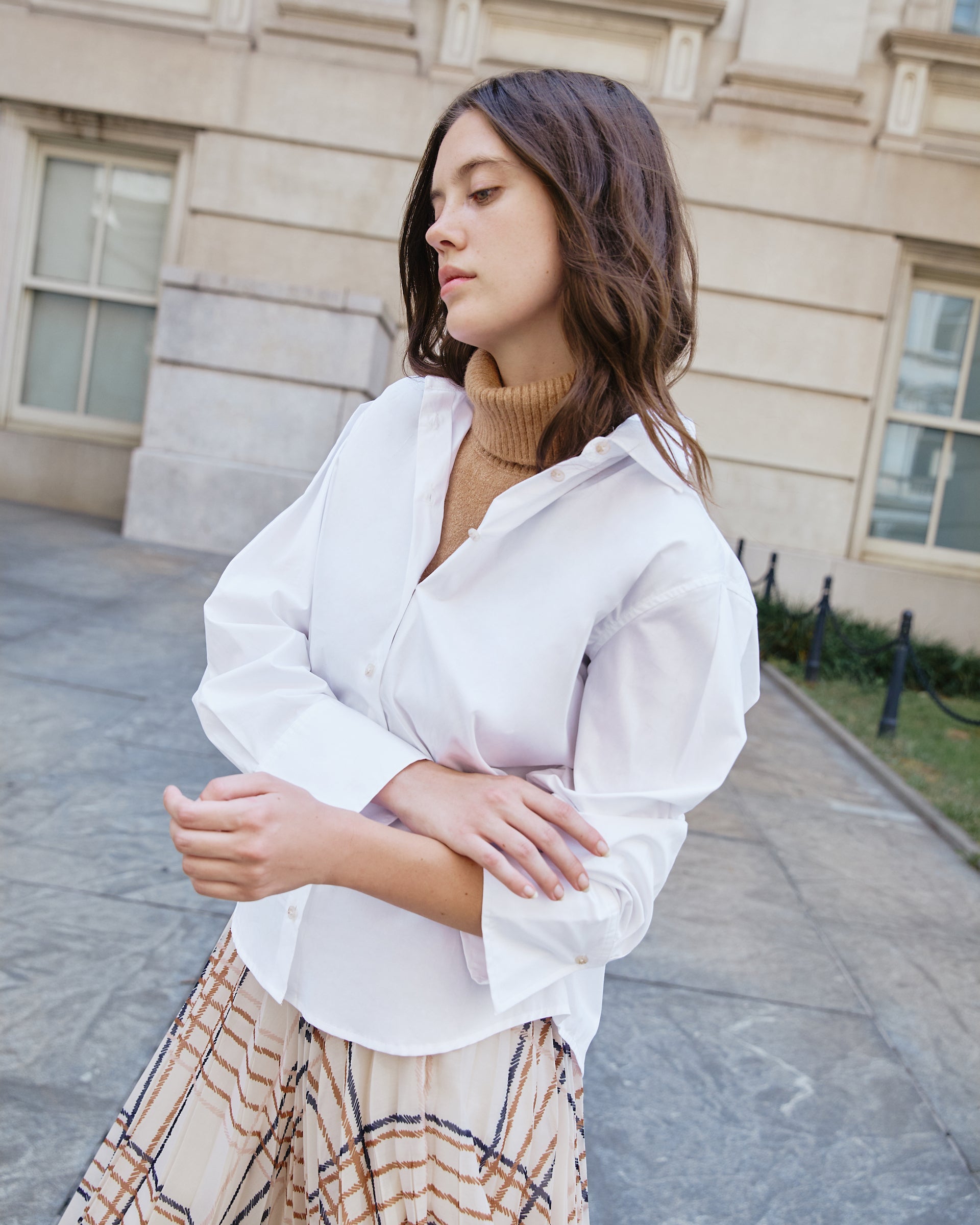 Margaux Shirt in Optic White