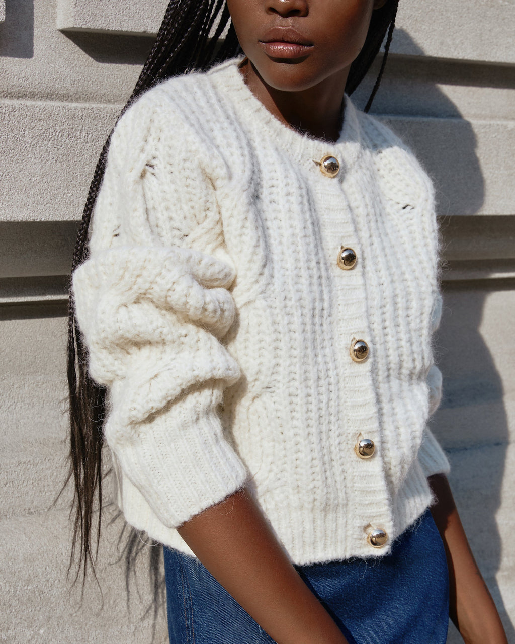 Hale Cardigan in Cream