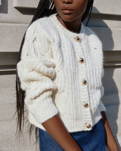 Hale Cardigan in Cream
