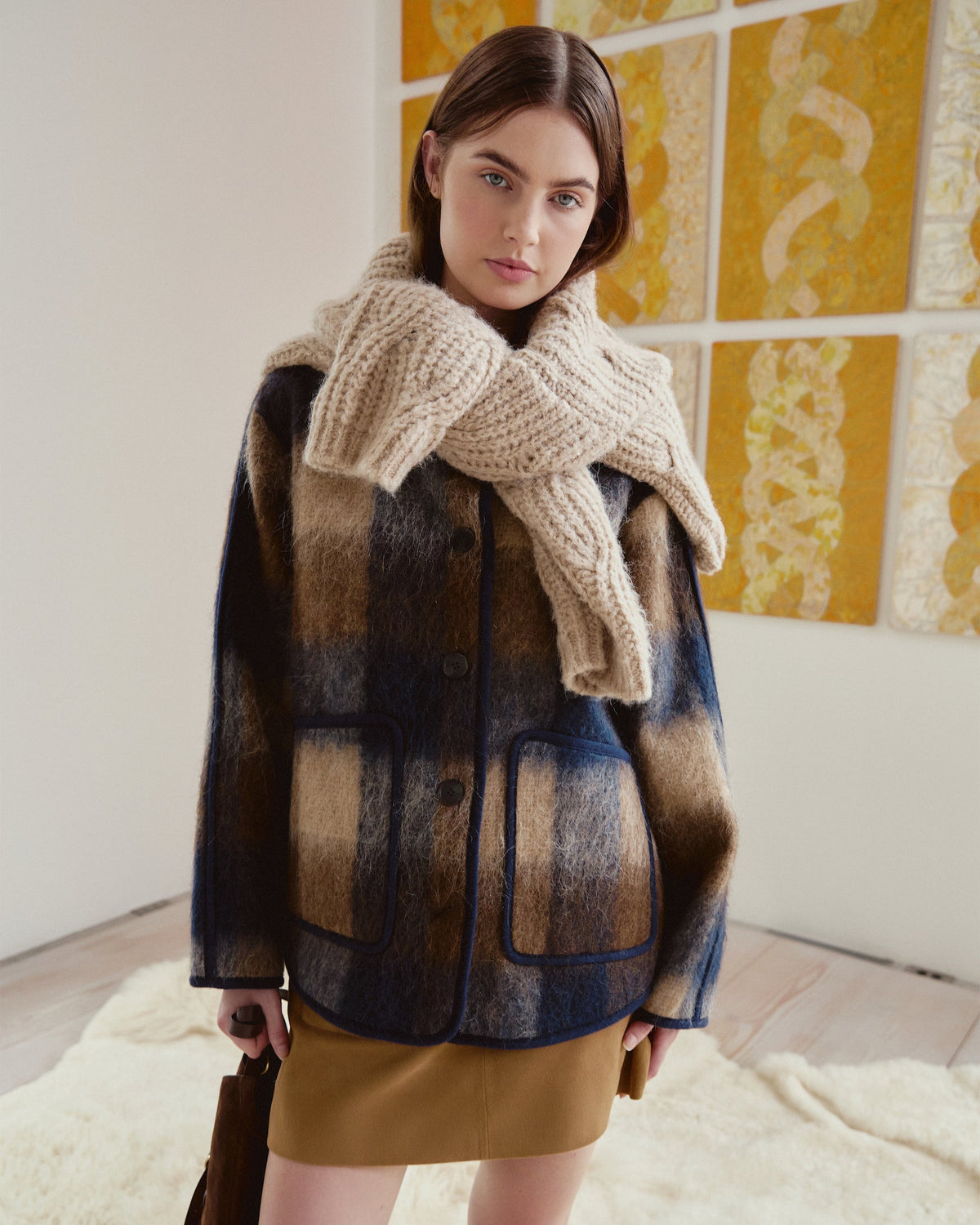 Janet Jacket in Toffee Multi