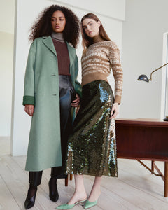 Kiah Skirt in Forset Green