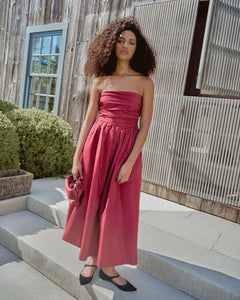 Mina Dress in Smoked Paprika