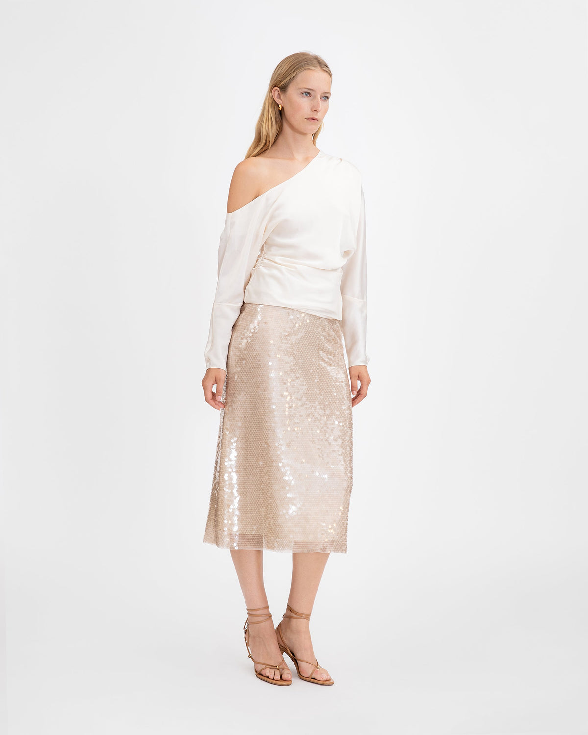 Kiah Skirt in Champagne