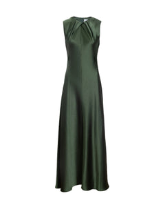 Emily Dress in Forest Green