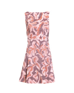 Glenda Dress in Mahogany & Sugarcane Multi