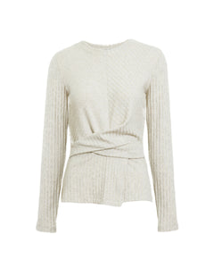 Long Sleeve Kelsey Top in Oatmeal