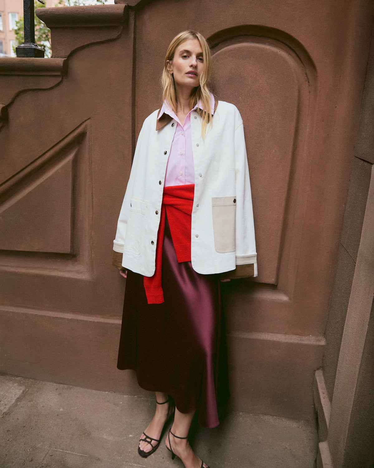 Troy Jacket in Chalk