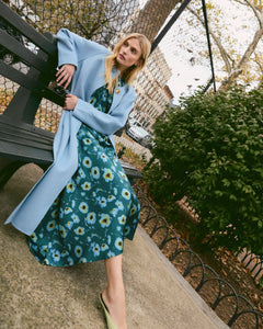 Milla Coat in Cloudy Seafoam