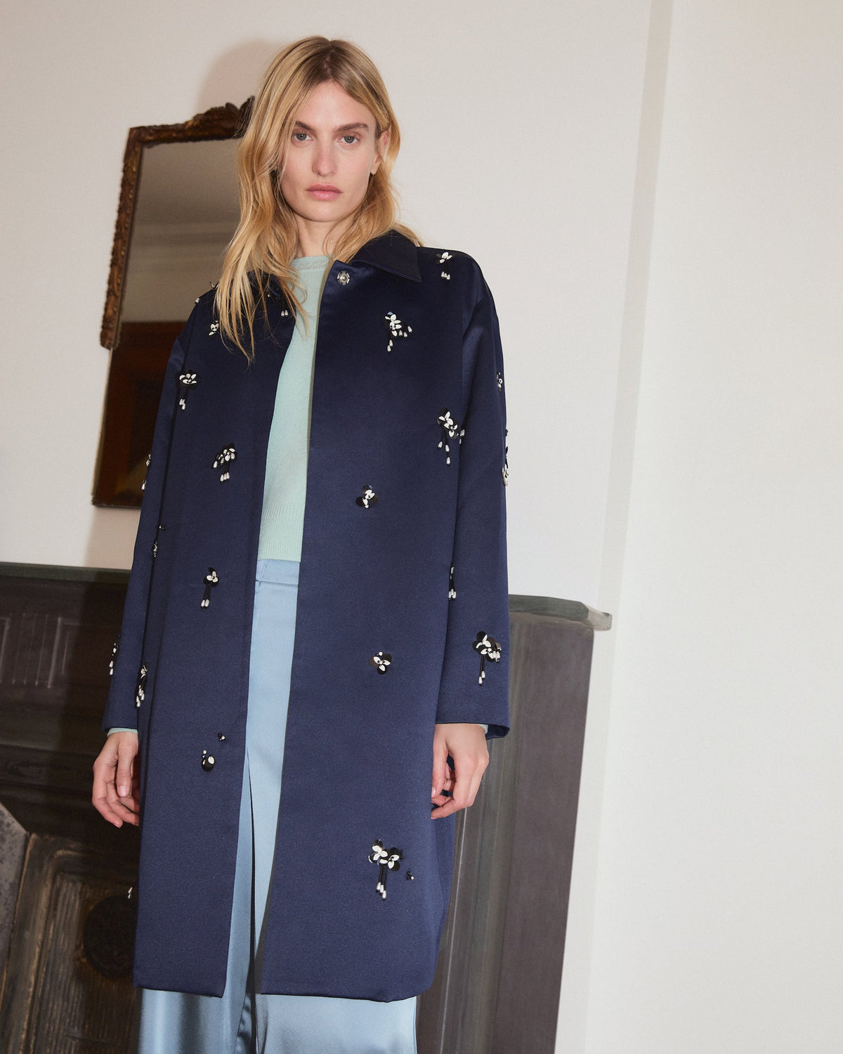 Alesso Coat in Midnight