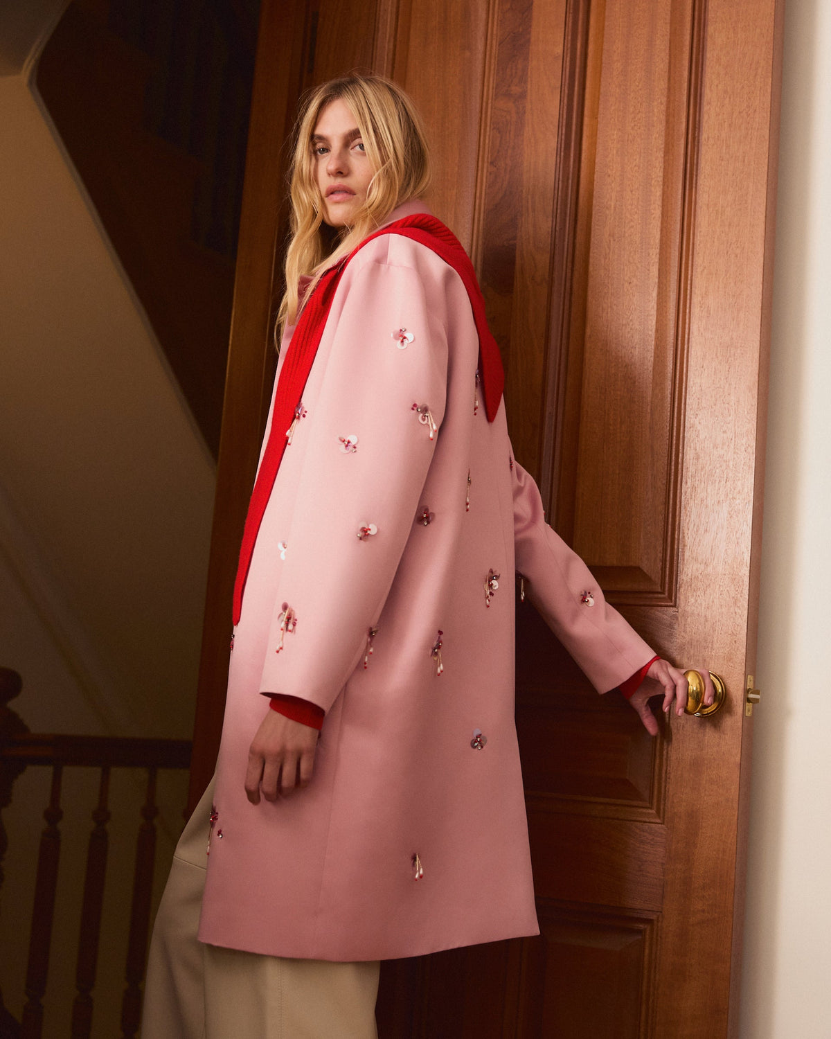 Alesso Coat in Rose Quartz