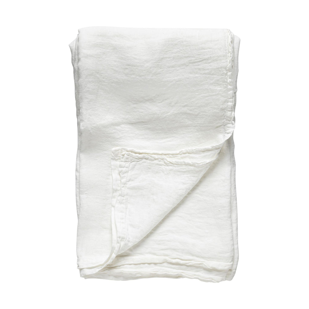 Maria Collection Tablecloth in Chalk White
