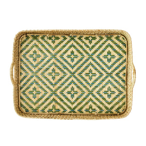 Villa Seville 21" Tray in Chambray