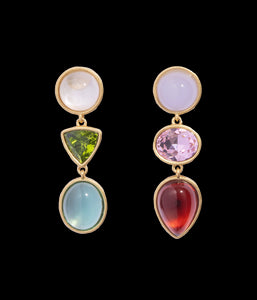 Tabitha Gem Drop Earrings in Multi
