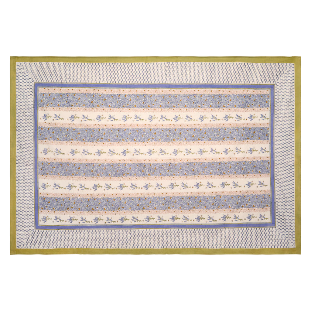 French Tablecloth Lavender Bouquet Purple