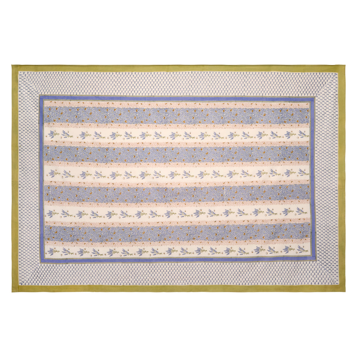 French Tablecloth Lavender Bouquet Purple