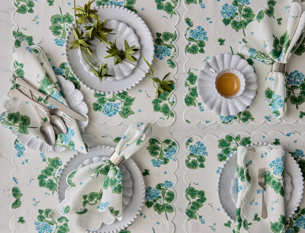 Geranium Tablecloth