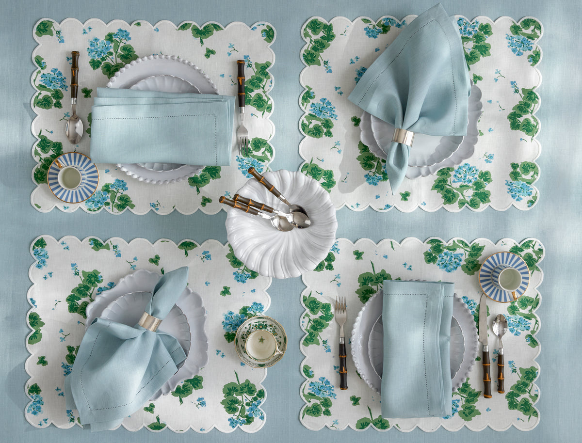Geranium Placemat, Set of 4
