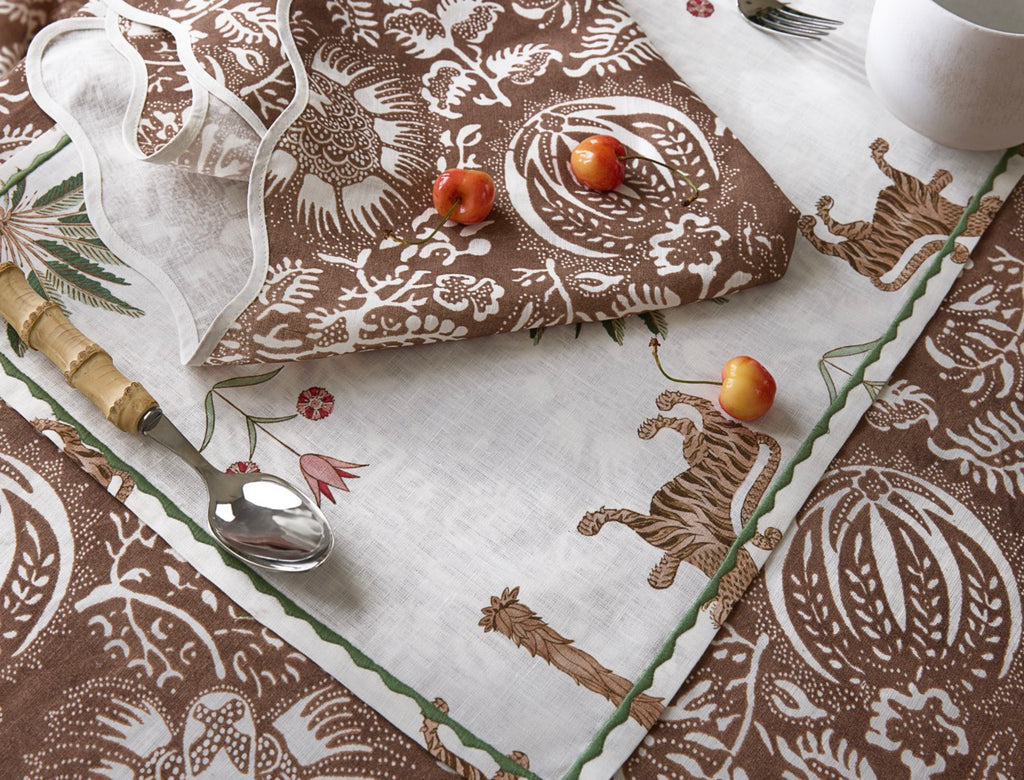 Matouk Schumacher Tiger Palm Placemat, Set of 4