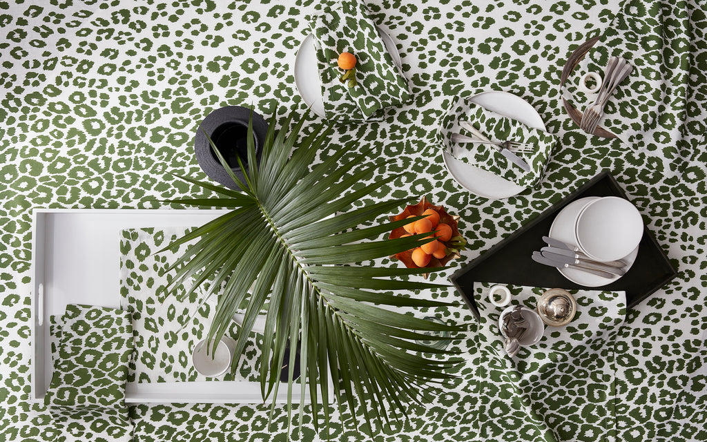 Matouk Schumacher Iconic Leopard Napkin, Set of 4