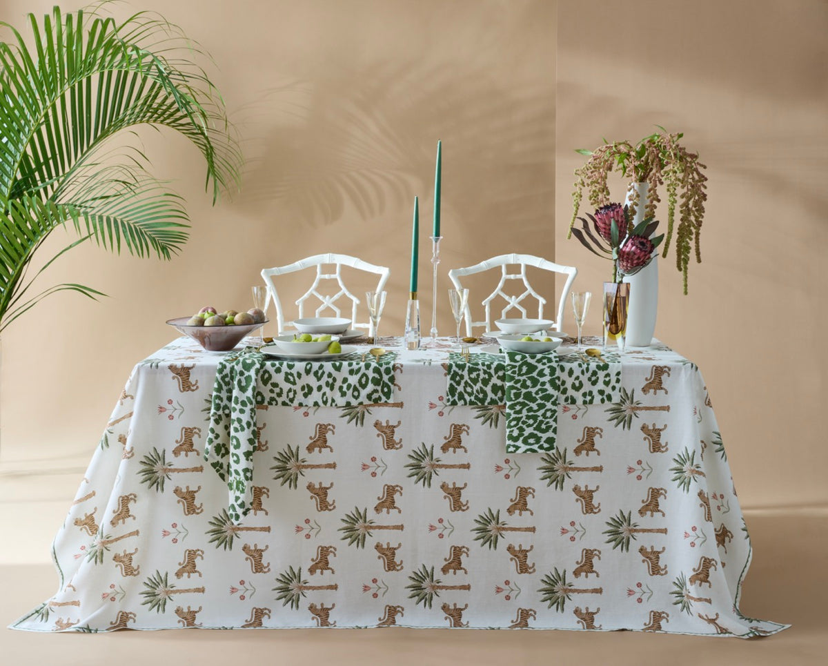 Matouk Schumacher Iconic Leopard Napkin, Set of 4