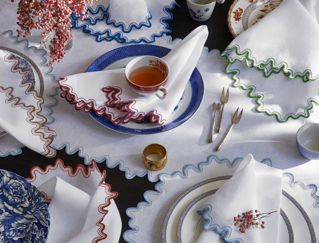 Wave Circle Placemats, Set of 4