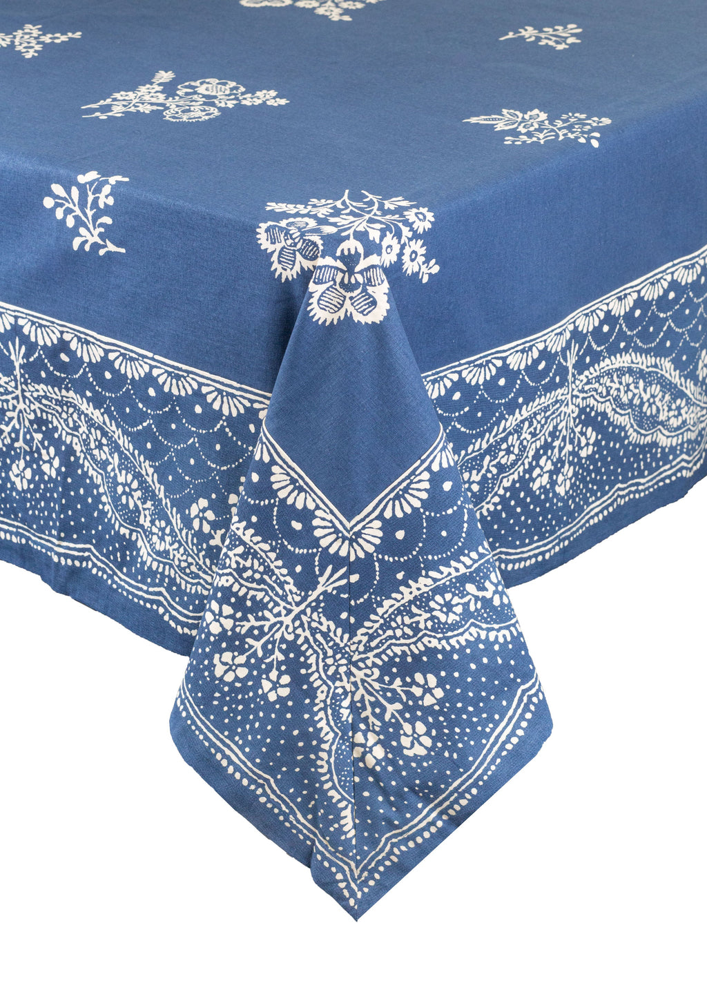 Avignon Tablecloth in Indigo
