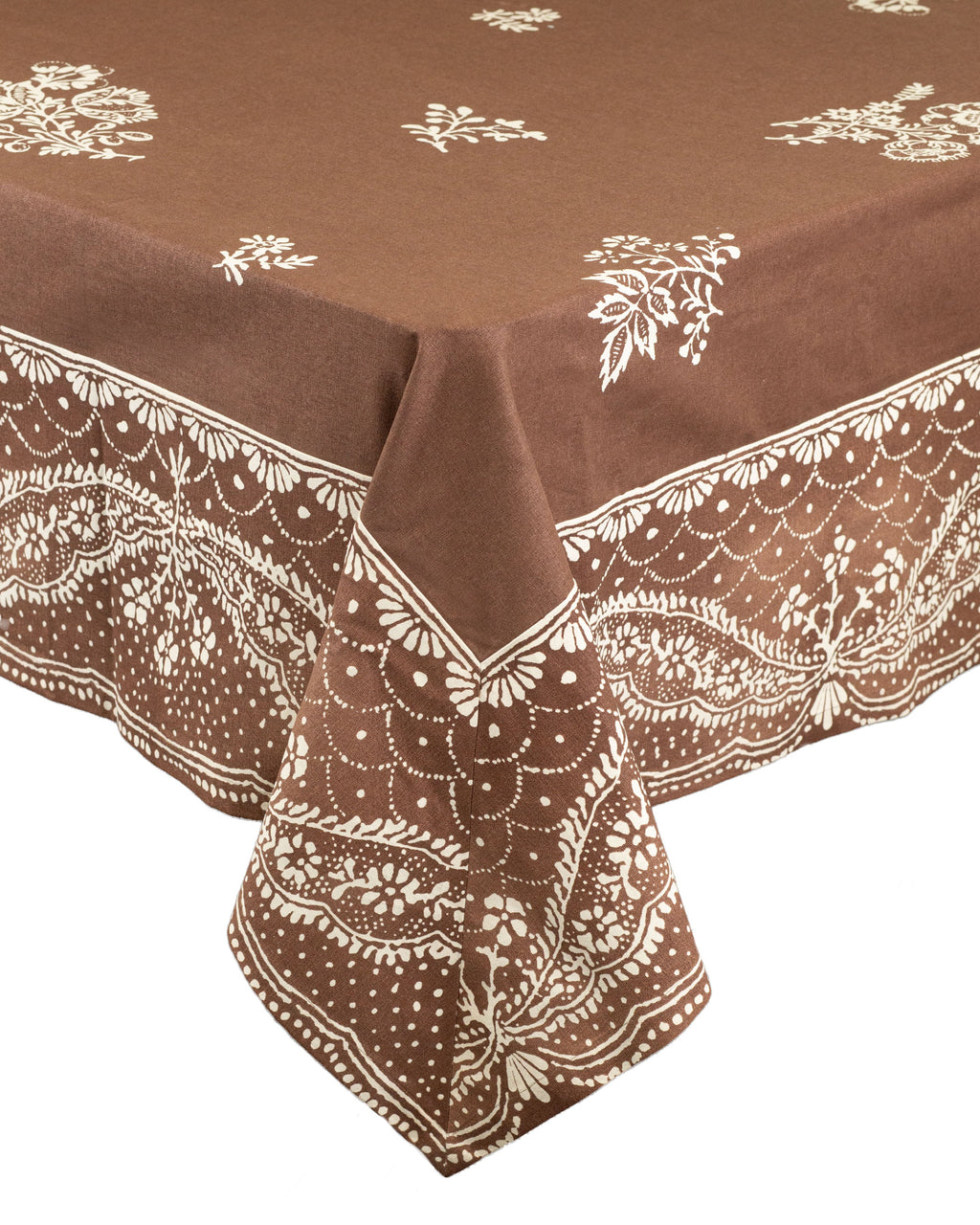 Avignon Tablecloth in Brown