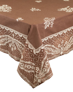 Avignon Tablecloth in Brown