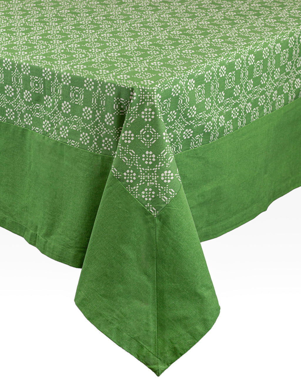 Check Tablecloth in Green