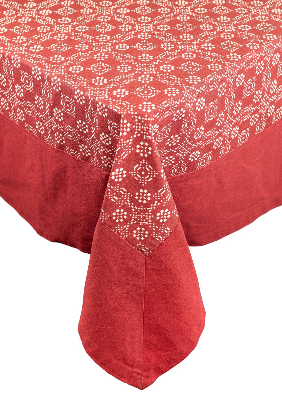 Check Tablecloth in Red