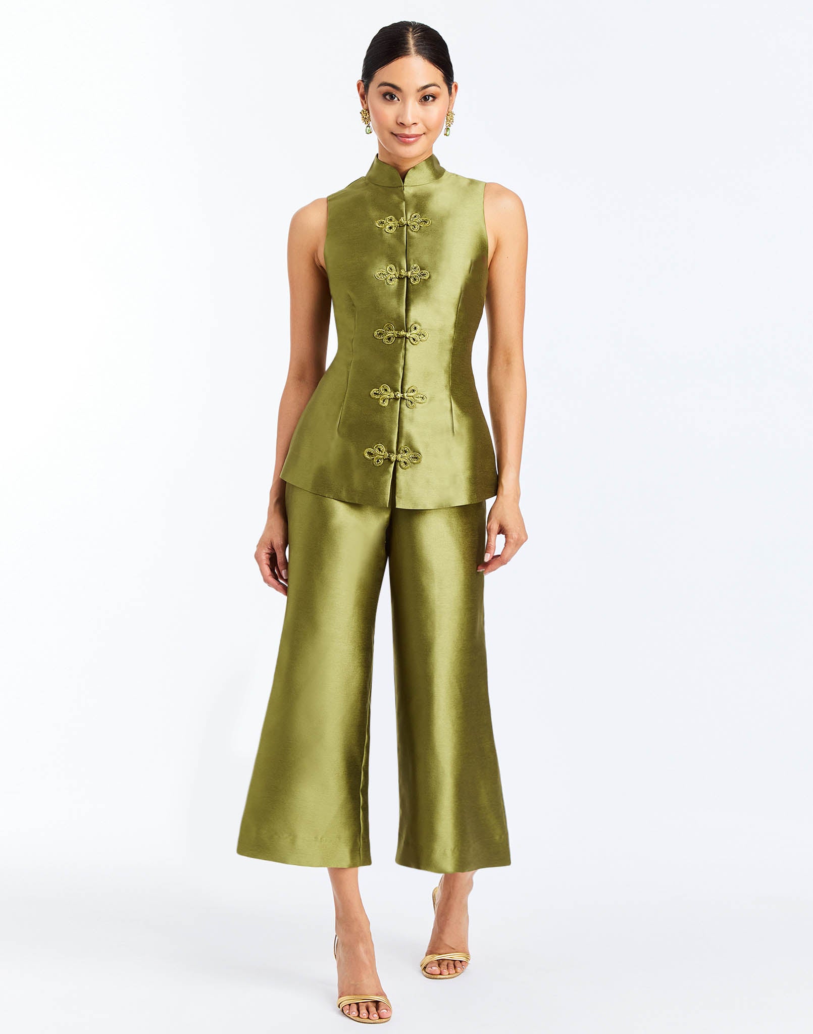 Tamara Top in Olive Green