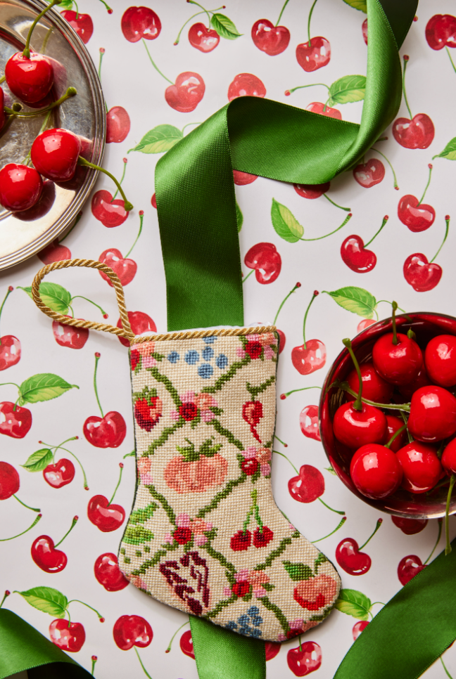 Limited Edition: Tara Roma Gill: Holiday Cornucopia Stocking