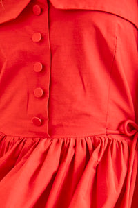 Taryn Dress in True Red