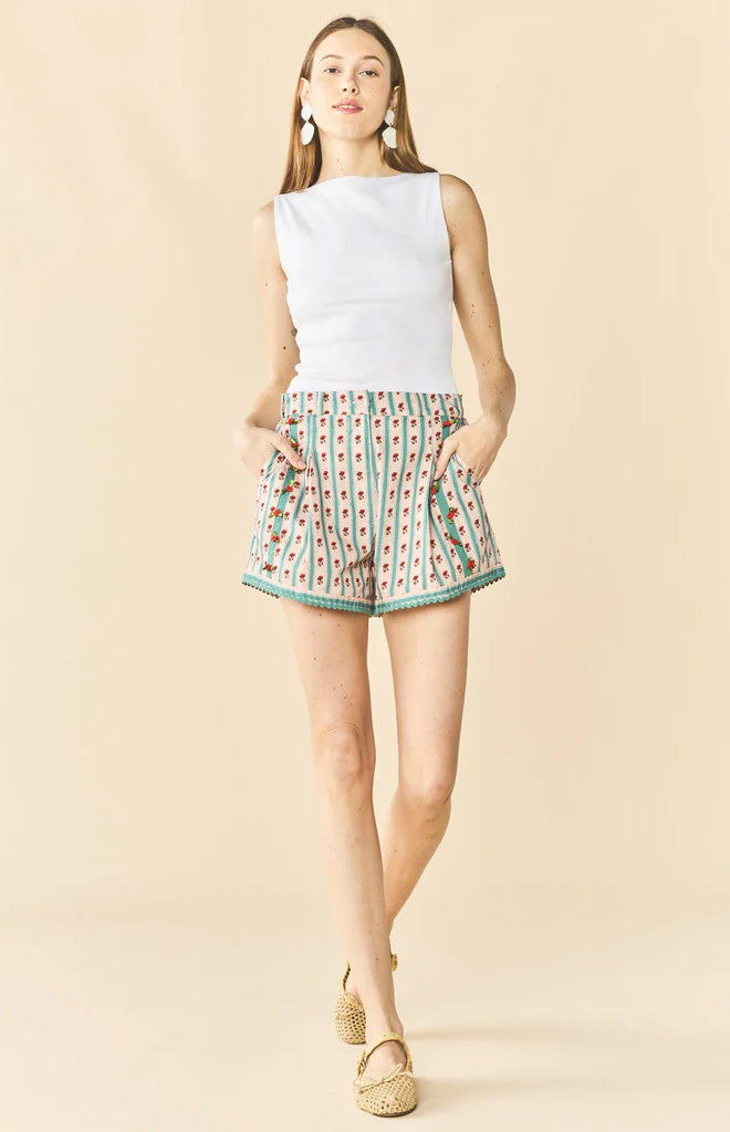 Tasha Short in Poppy Fields Floral