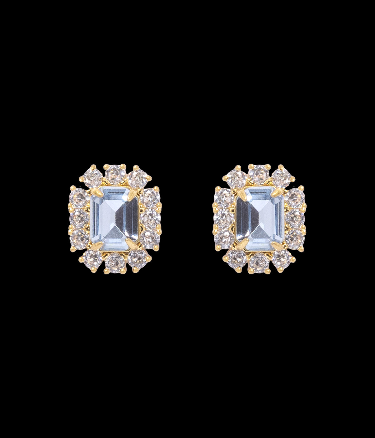 Tati Studs in Light Sapphire