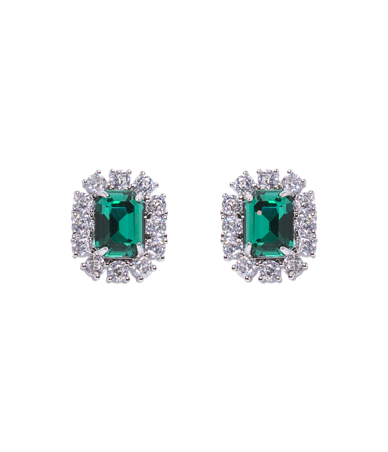 Tati Studs in Emerald