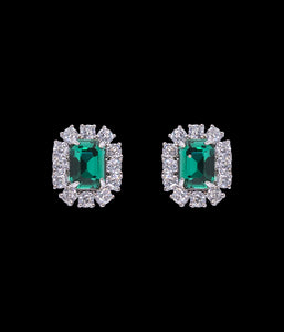 Tati Studs in Emerald