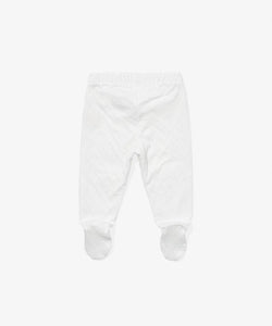 Tatum Baby Pant in Vanilla Piping