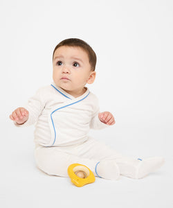 Tatum Baby Pant in Blue Piping