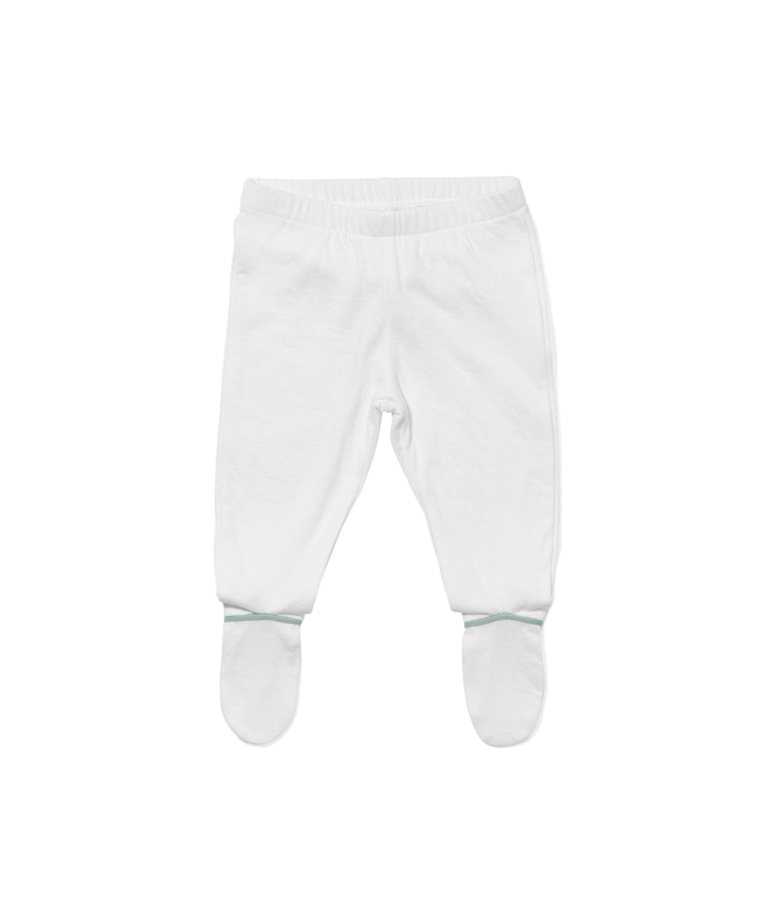Tatum Baby Pant in Seafoam Piping