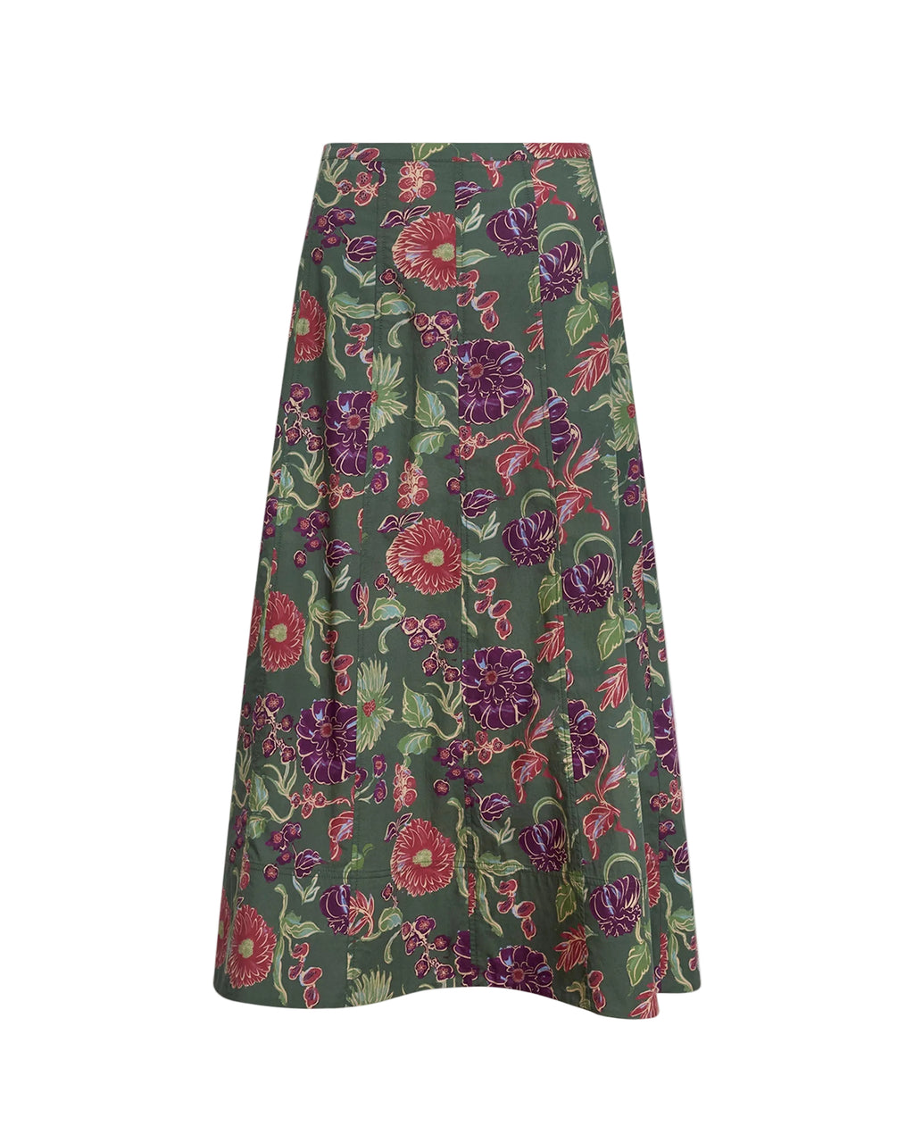 Tavia Skirt in Army Multi