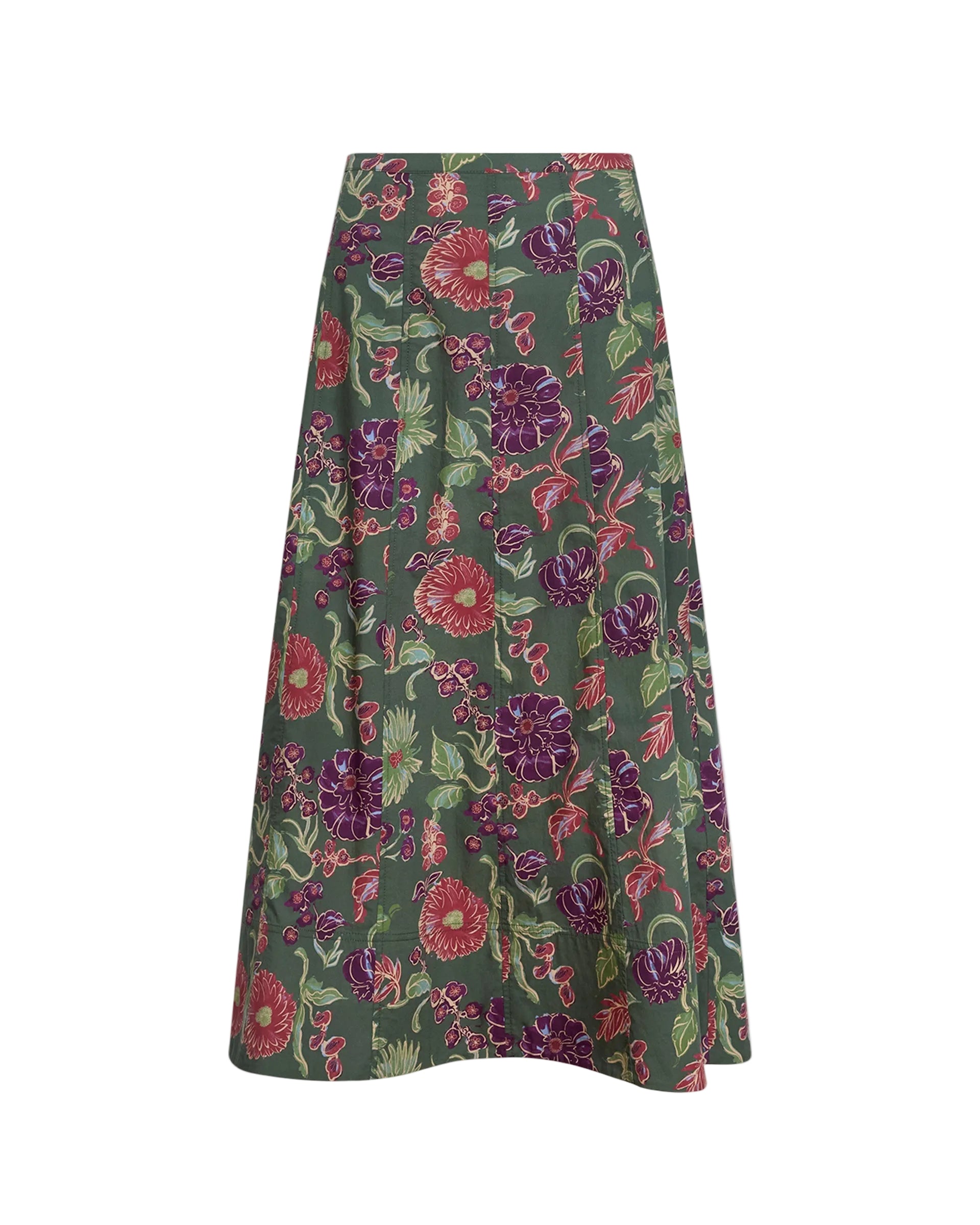 Tavia Skirt in Army Multi