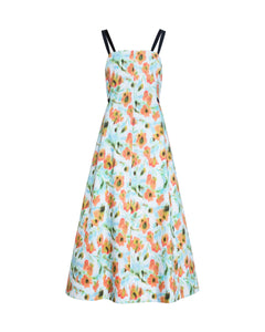 Tavia Dress in Powder Blue Multi