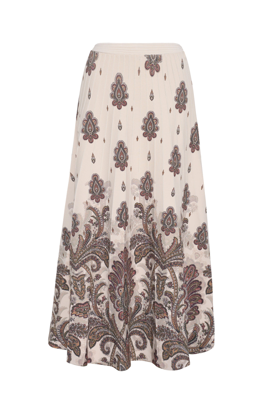 Tavira Skirt in Castle Paisley Ivory