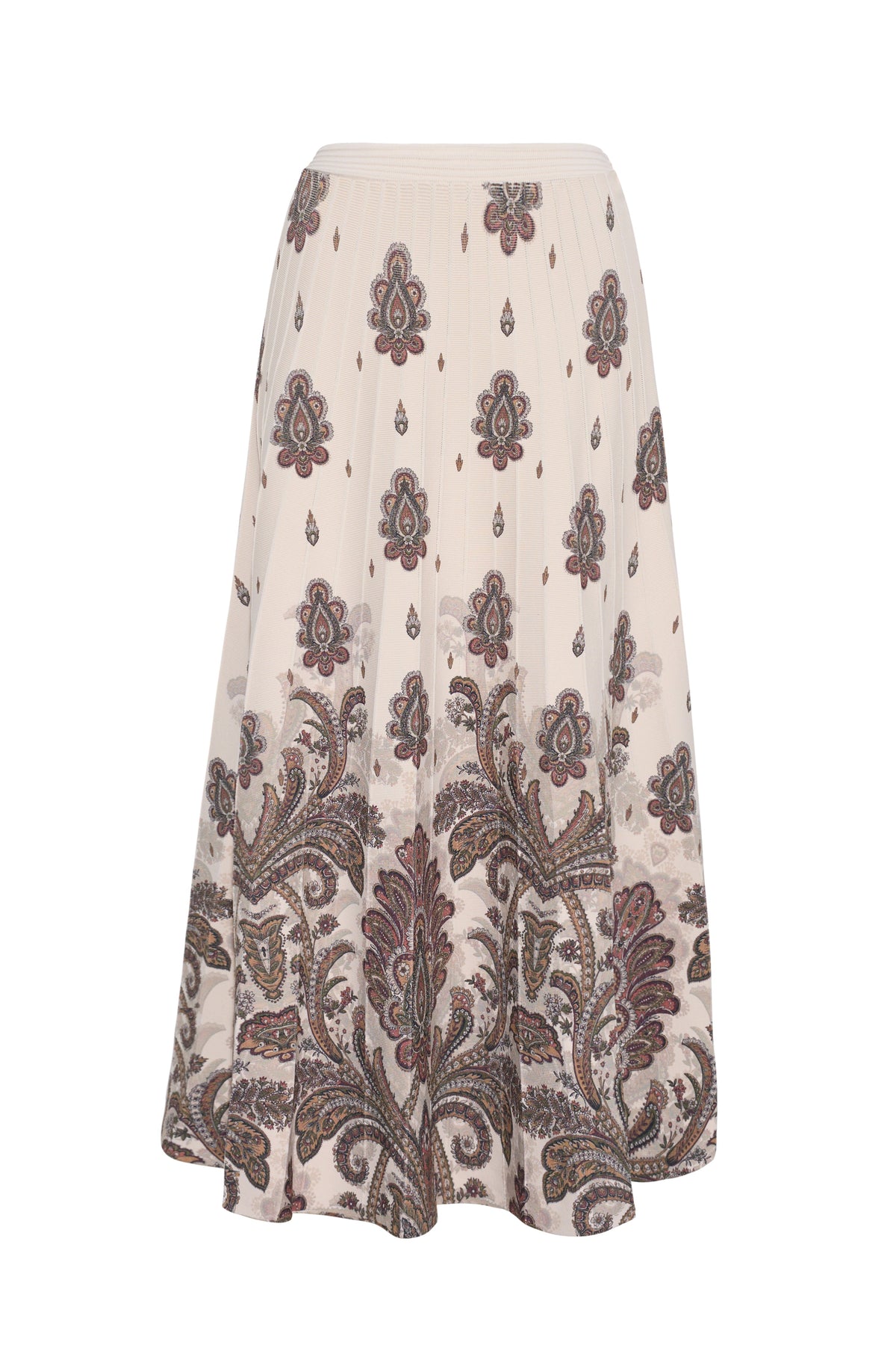 Tavira Skirt in Castle Paisley Ivory