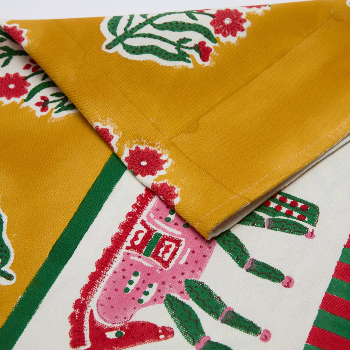 Horse Mustard & Green Tea Towels, Set of 2